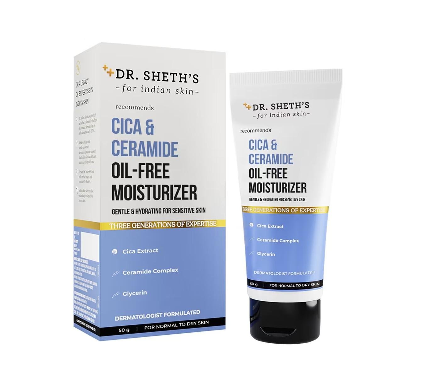 Dr. Sheth's Cica & Ceramide Oil-Free Moisturizer