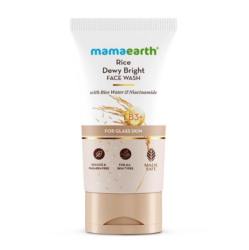 Mamaearth Rice Face Wash With Rice Water and Niacinamide