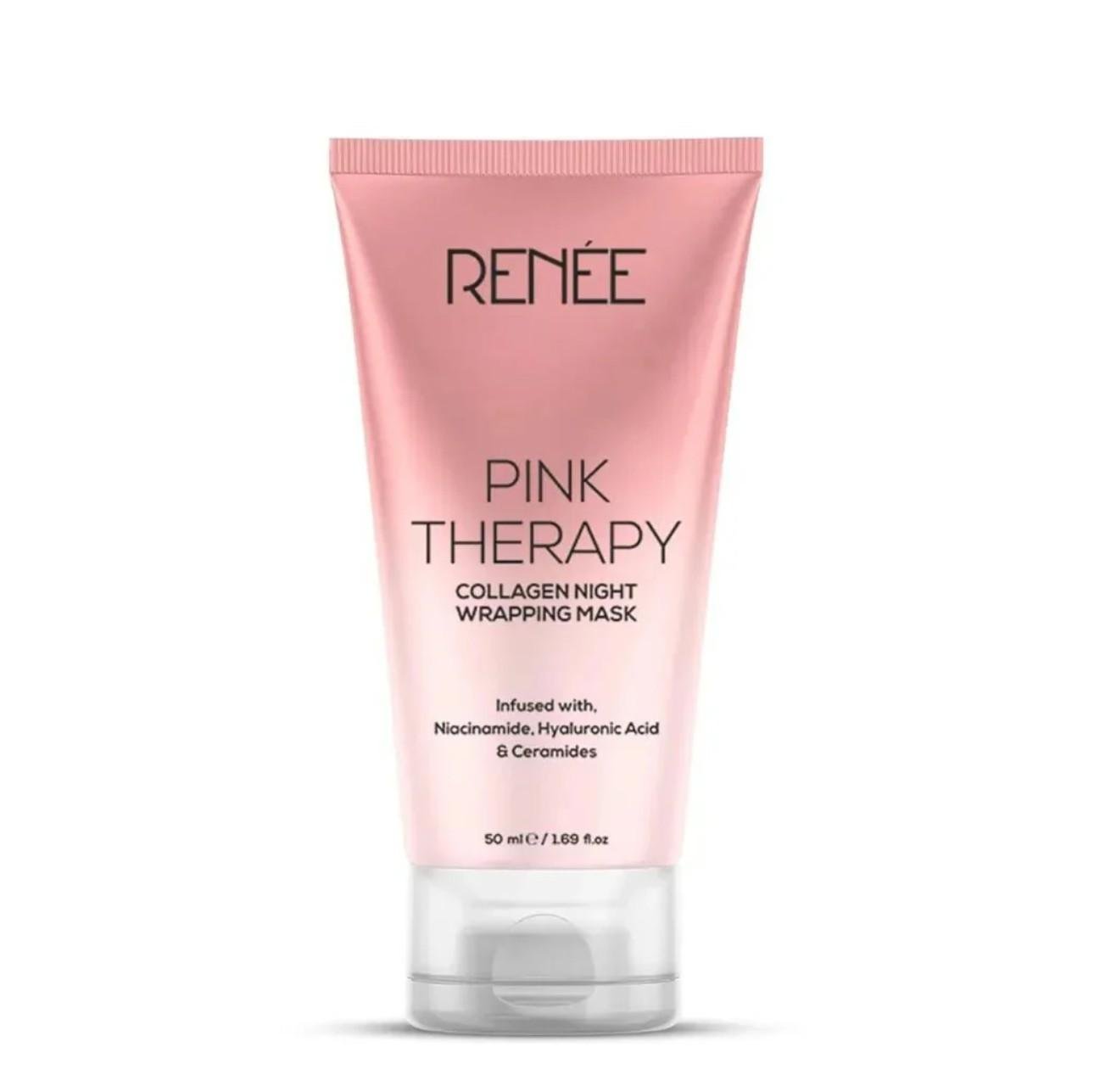 RENEE Pink Therapy Collagen Night Wrapping Mask